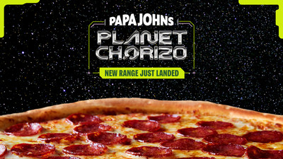 Papa Johns new Chorizo range features flavours inspired by the taste of space