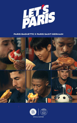 Paris Baguettes Let's Paris ad video, in collaboration with Paris Saint-Germain